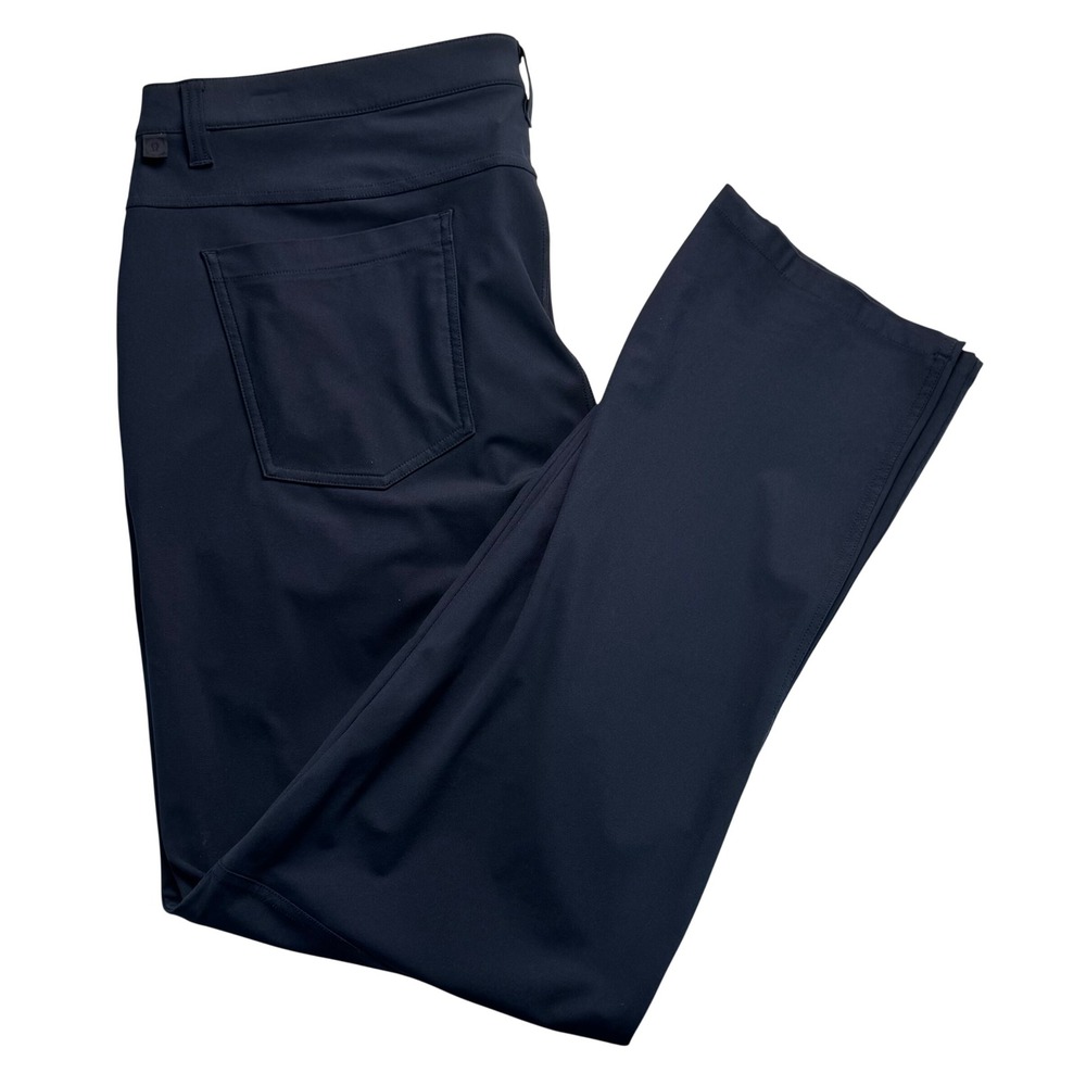 Lululemon Commission Pant Classic Warpstreme Navy Blue Mens 38x34